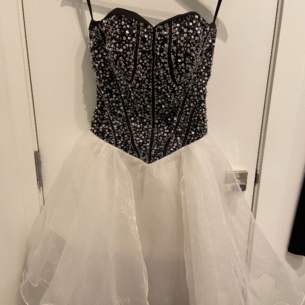 Vintage Beaded/Sequin Strapless Party Dress